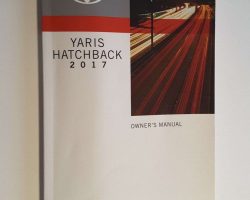 2017 Toyota Yaris Hatchback Owner's Manual