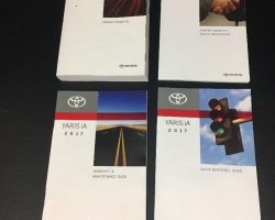 2017 Toyota Yaris iA Owner's Manual Set