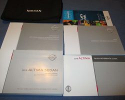 2018 Nissan Altima Owner's Manual Set