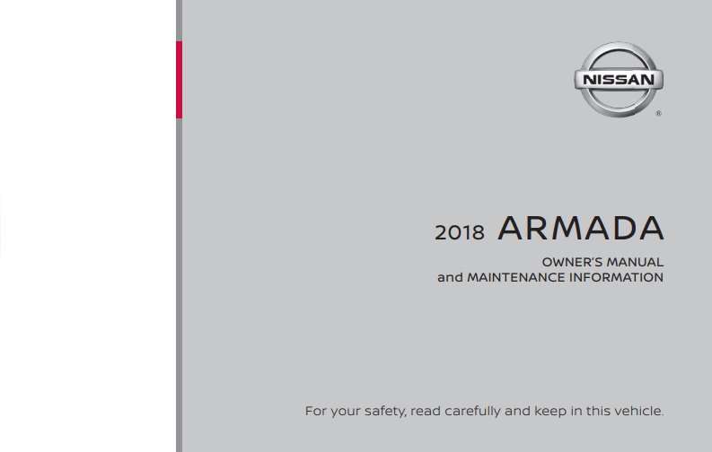 2018 Nissan Armada Owner s Manual DIY Repair Manuals