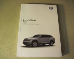 2018 Volkswagen Atlas Owner's Manual