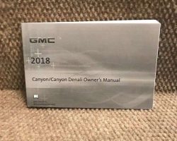 2018 GMC Canyon & Canyon Denali Owner's Manual