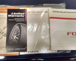 2018 Kia Forte Owner's Manual Set