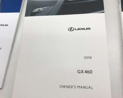 2018 Lexus GX460 Owner's Manual
