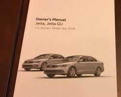 2018 Volkswagen Jetta & Jetta GLI Owner's Manual