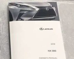 2018 Lexus NX300 Owner's Manual
