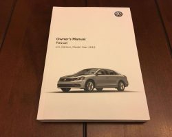 2018 Volkswagen Passat Owner's Manual