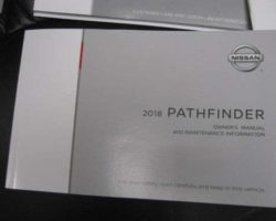 2018 Nissan Pathfinder Owner Operator User Guide Manual