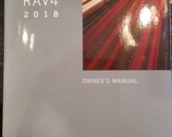 2018 Toyota Rav4 Owner's Manual