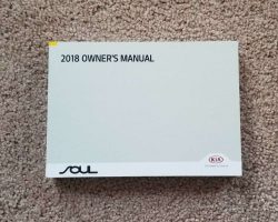 2018 Kia Soul Owner's Manual