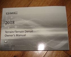 2018 GMC Terrain & Terrain Denali Owner's Manual