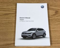 2018 Volkswagen Tiguan Owner's Manual