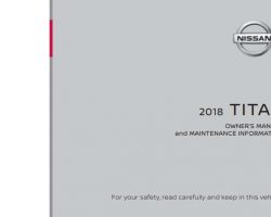 2018 Nissan Titan Owner's Manual