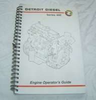 1995 Detroit Diesel 40E Series Engines Operator's Manual