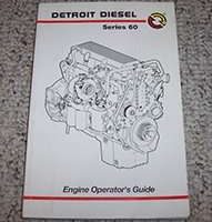 1987 Detroit Diesel 11.1L & 12.7L 60 Series Engines Operator's Manual