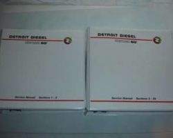 1987 Detroit Diesel 11.1L & 12.7L 60 Series Engines Service Repair Manual