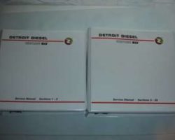 1997 Detroit Diesel 11.1L & 12.7L 60 Series Engines Shop Service Repair Manual