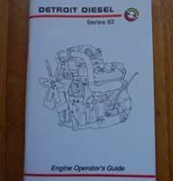 1974 Detroit Diesel 6V92, 8V92, 12V92 & 16V92 92 Series Engines Operator's Manual
