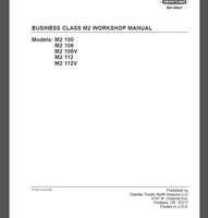 2011 Freightliner Business Class M2 100 Truck Service Repair Manual