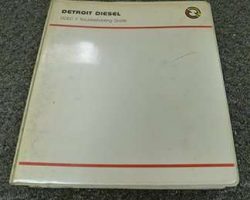 1988 Detroit Diesel 6V-71, 8V7-71, 12V-71, 16V-71 & 24V-71 V71 Series Engines DDEC II Troubleshooting Service Repair Manual