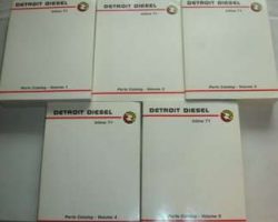 1961 Detroit Diesel 1-71 2-71, 3-71, 4-71, 6-71 In-Line 71 Series Engines Parts Catalog