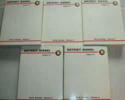 1984 Detroit Diesel 1-71 2-71, 3-71, 4-71, 6-71 In-Line 71 Series Engines Parts Catalog
