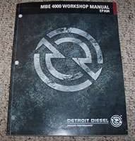 1999 Detroit Diesel MBE 4000 Series Engines Service Repair Manual