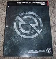 2005 Detroit Diesel MBE 4000 Series Engines Shop Service Repair Manual
