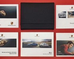 2018 Porsche 911 Owner's Manual Set