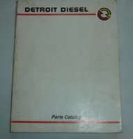 1982 Detroit Diesel 6V92, 8V92, 12V92 & 16V92 92 Series Engines Parts Catalog