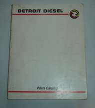 1983 Detroit Diesel 6V92, 8V92, 12V92 & 16V92 92 Series Engines Parts Catalog Manual