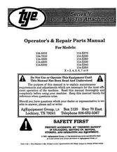 Tye 000-1122R5 Operator Manual - 104 / 114 Series Drill (series 5, 3 point & notill attachment)