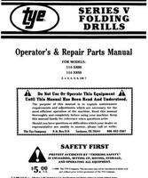 Tye 000-1152R1 Operator Manual - 114 Series Folding Drill (series 5)