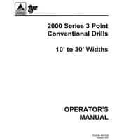 Tye 000-1229 Operator Manual - 2010 / 2015 / 2020 / 2027 / 2030 Drill (3 point, conv., 1997)