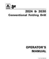 Tye 000-1240 Operator Manual - 2024 / 2030 Drill (conventional, folding, 2000)