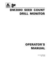 Tye 000-1242 Operator Manual - DM3000 Drill Monitor (seed count, 1999)
