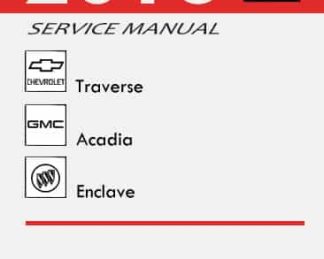 2016 Buick Enclave Service Manual