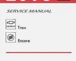 2016 Buick Encore Service Manual