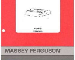 Massey Ferguson 105732W95 Parts Book - 6000 Series Stripper Header (prior sn W45100)
