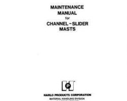 Massey Ferguson 6500H 6800H Forklift Service Manual