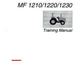Massey Ferguson 1210 1220 1230 Tractors Service Training Manual
