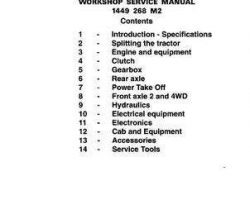 Massey Ferguson 8100 Series Tractor Service Manual Packet