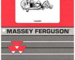 Massey Ferguson 1449394M1 Parts Book - 8590 Combine