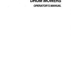 Massey Ferguson 1449683M1 Operator Manual - 122 / 124 / 126 Drum Mower