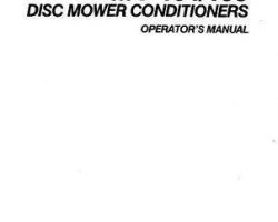 Massey Ferguson 1449685M1 Operator Manual - 166 Mower Conditioner