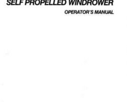 Massey Ferguson 1449686M1 Operator Manual - 200 Windrower (1991)