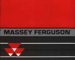 Massey Ferguson 1449700M3 Operator Manual - 1210 Compact Tractor