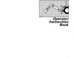 Massey Ferguson 1449702M2 Operator Manual - 1217 Backhoe