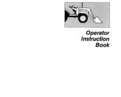 Massey Ferguson 1449703M2 Operator Manual - 1242 / 1244 Loader