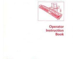Massey Ferguson 1449718M1 Operator Manual - 200 Windrower (1995 and later)